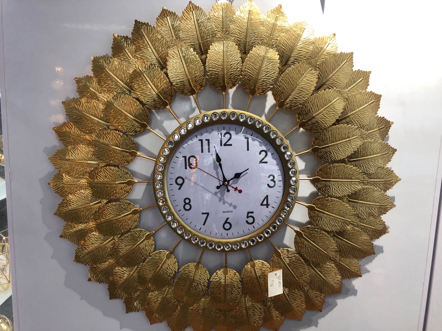 金色北欧创意钟表客厅挂钟现代简约个性装饰艺术时钟大气家用挂表