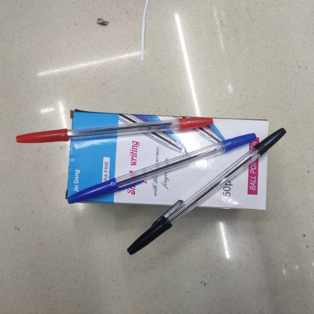 Jk_583 Ballpoint Pen Wholesale Blue Black Ballpoint Pen Red Pen Ball