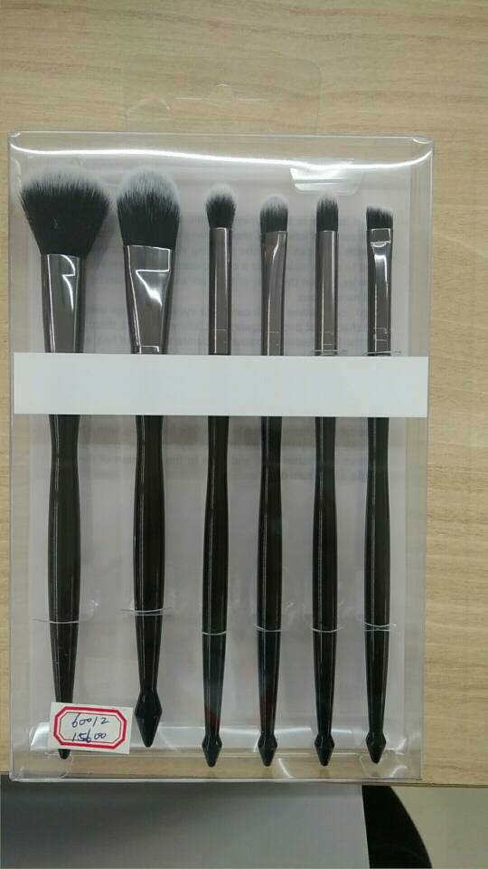 6 loose makeup brushes, blush brushes, and highlighter eye brushes