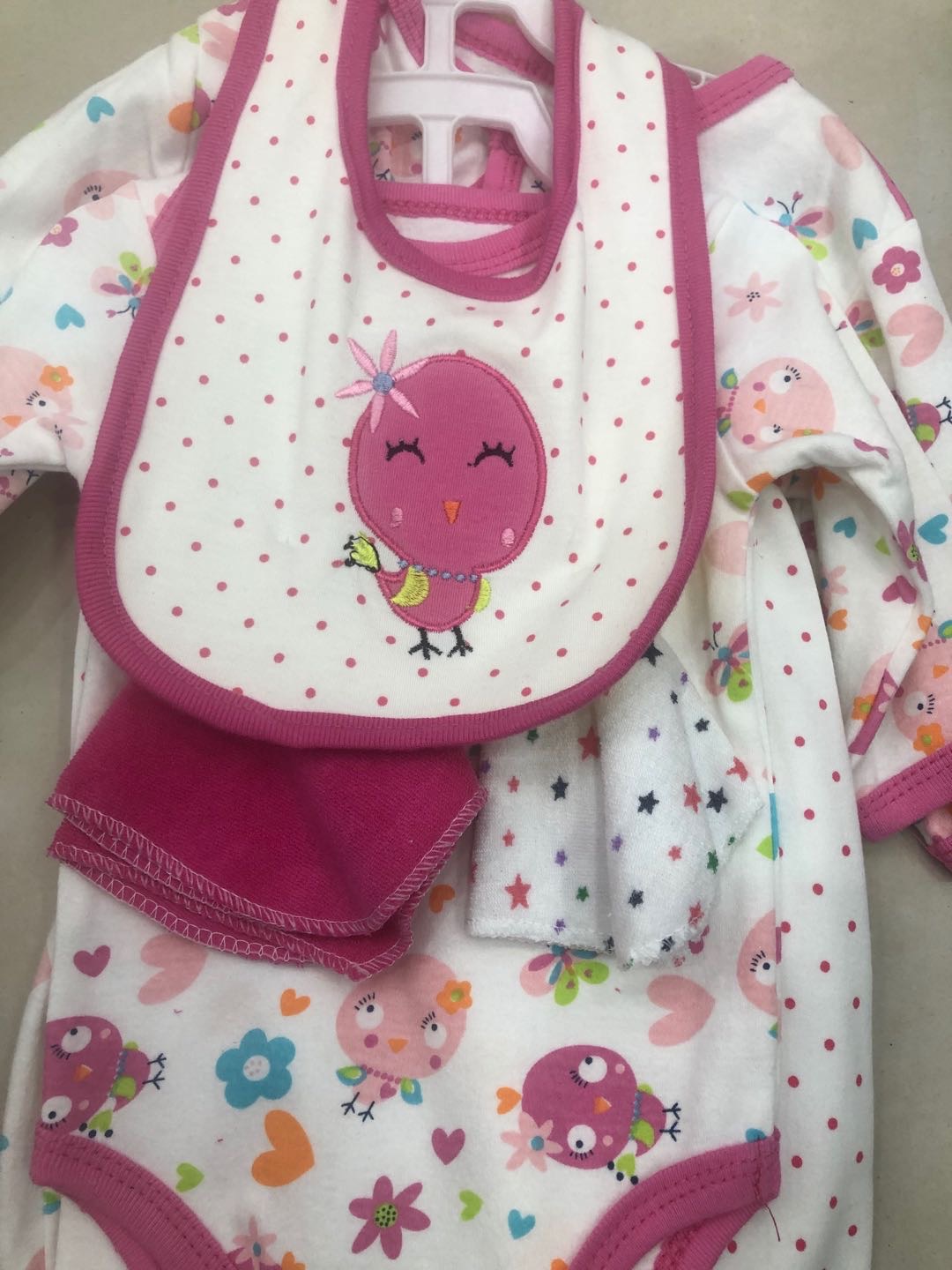 婴儿服装六件套新生儿宝宝哈衣纯棉儿童套装产品图