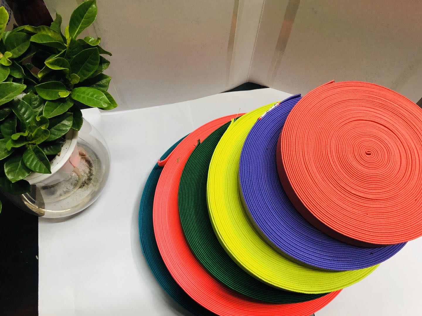 South Korea Ribbon Color Stripes Ribbon Diy Clothes T-Shirt Shoes And Hats Ribbon Ribbon Clothes Wrapping Cloth Accessories details Picture