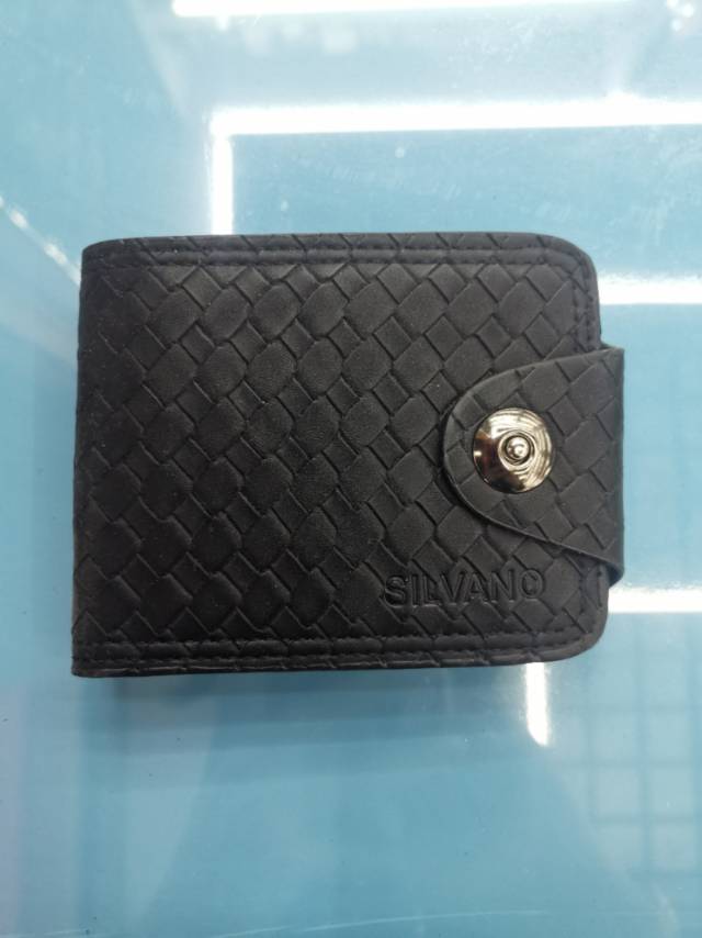 Business men's small wallet, multi-functional, compact and ultra-thin folding soft leather