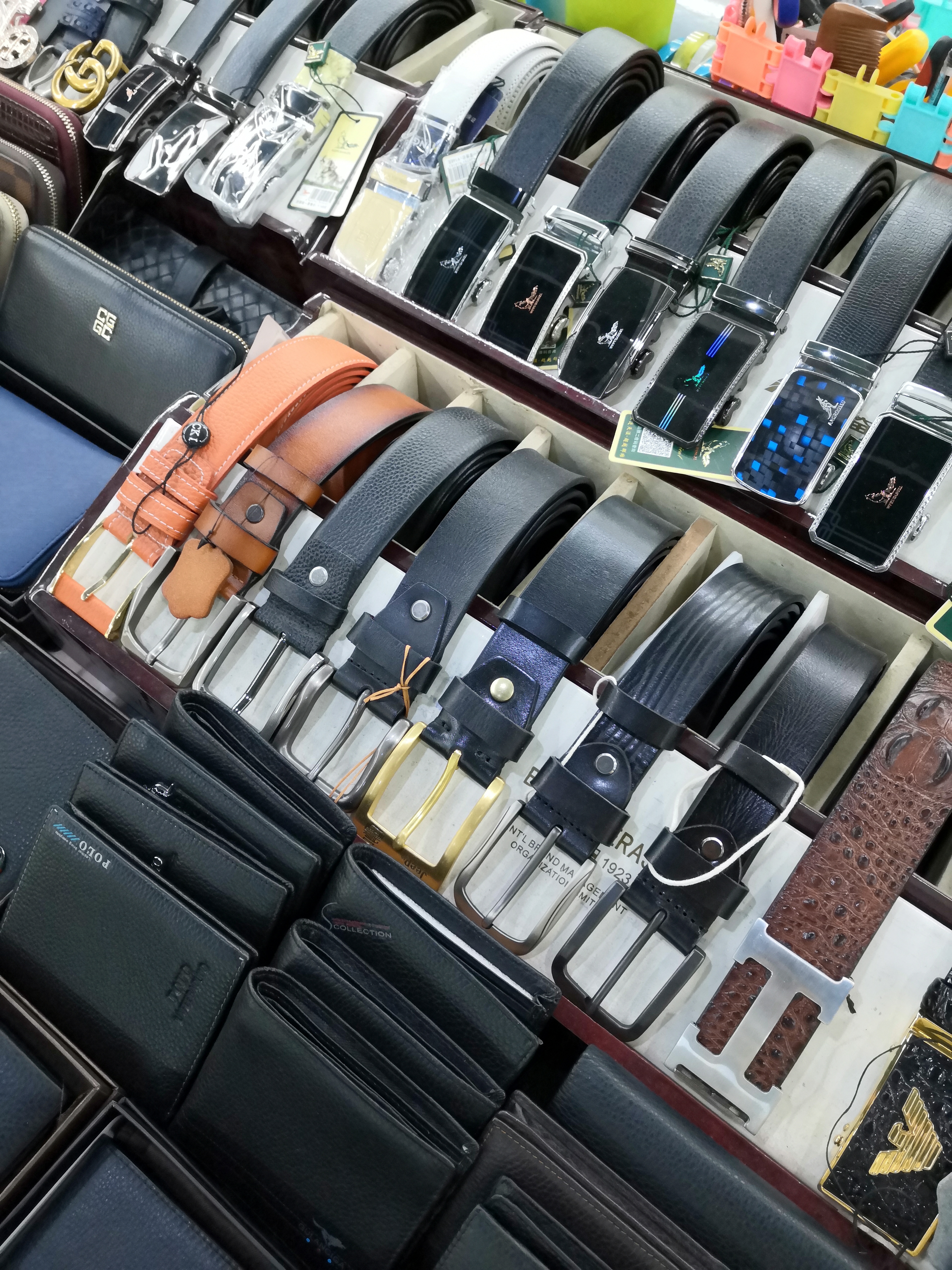 男士皮带自动扣针扣休闲扣批发零售牛皮细节图