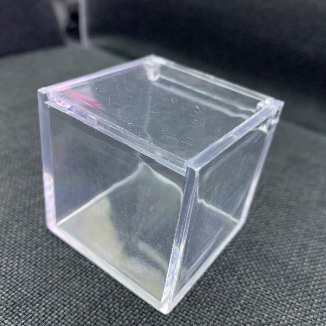 迷你正方形透明塑料包装盒礼物盒喜糖盒产品图
