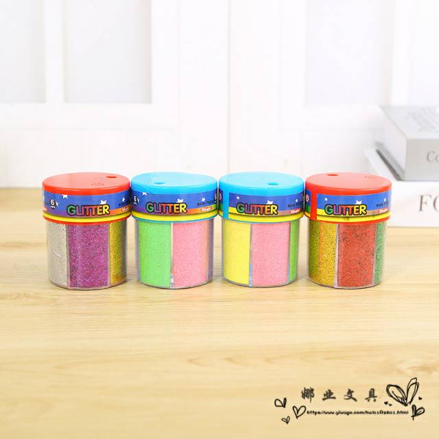 手工制作DIY金葱粉银葱粉亮粉闪光粉金粉星星闪光片圣诞树装饰细节图