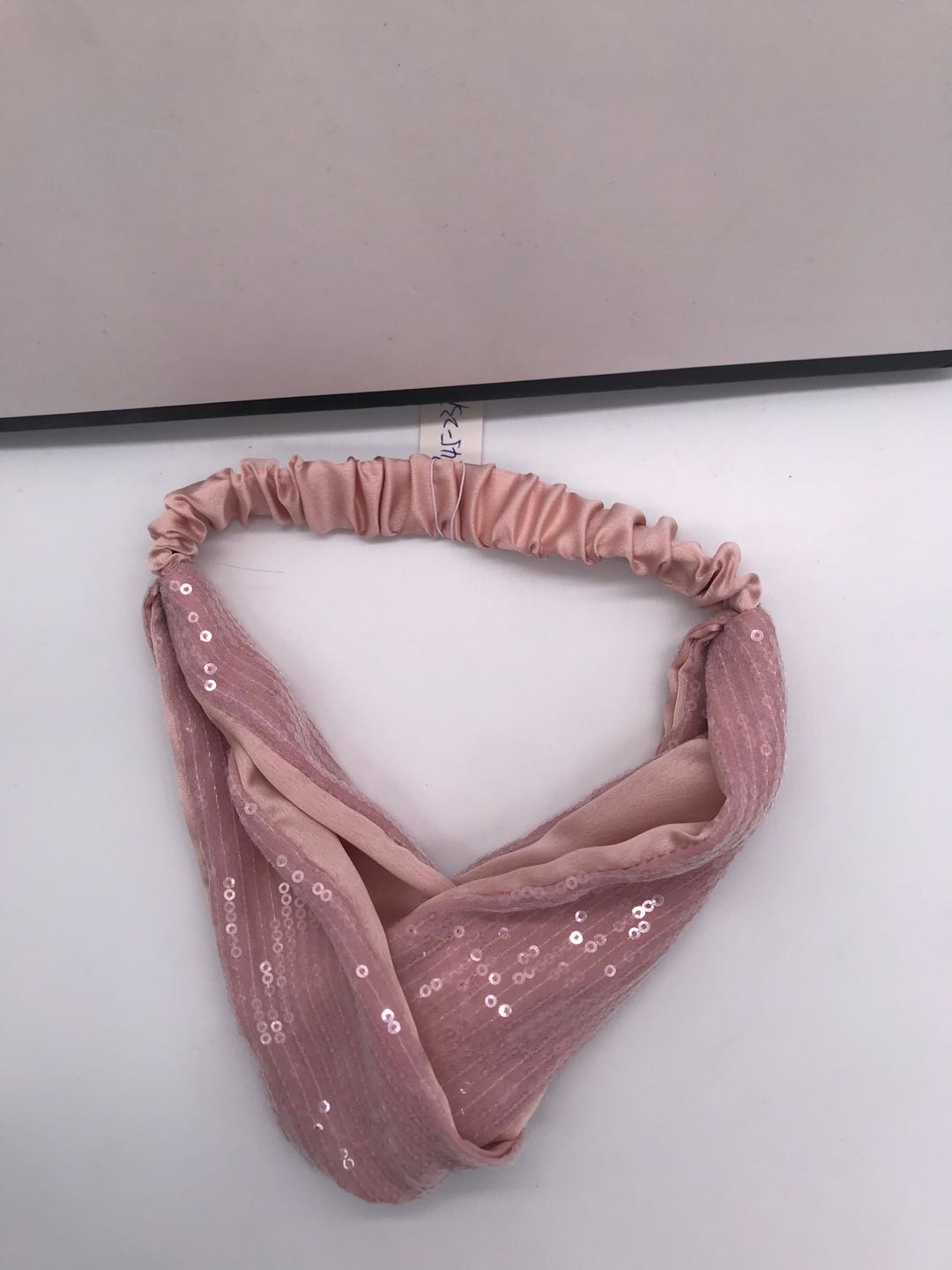 新款欧美发带潮流时尚亮片宽边发饰布艺时尚气质网红化妆洗脸头带细节图