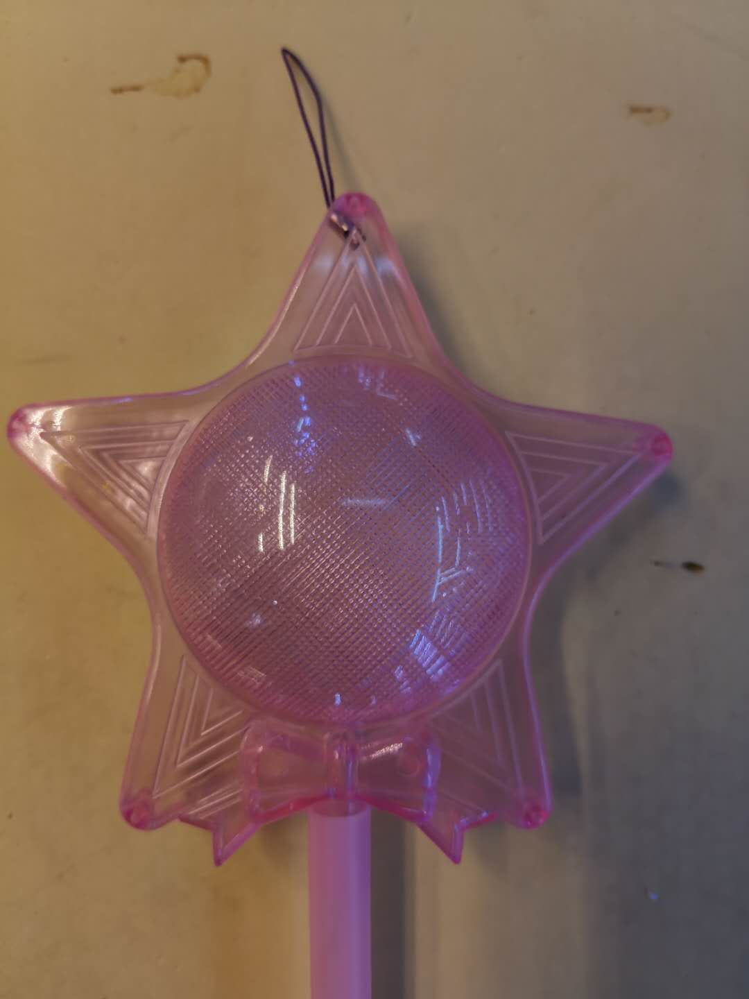 led fairy wand, glowing magic wand, flashing wand, children's toys, best-selling gifts, pink five-pointed star details Picture