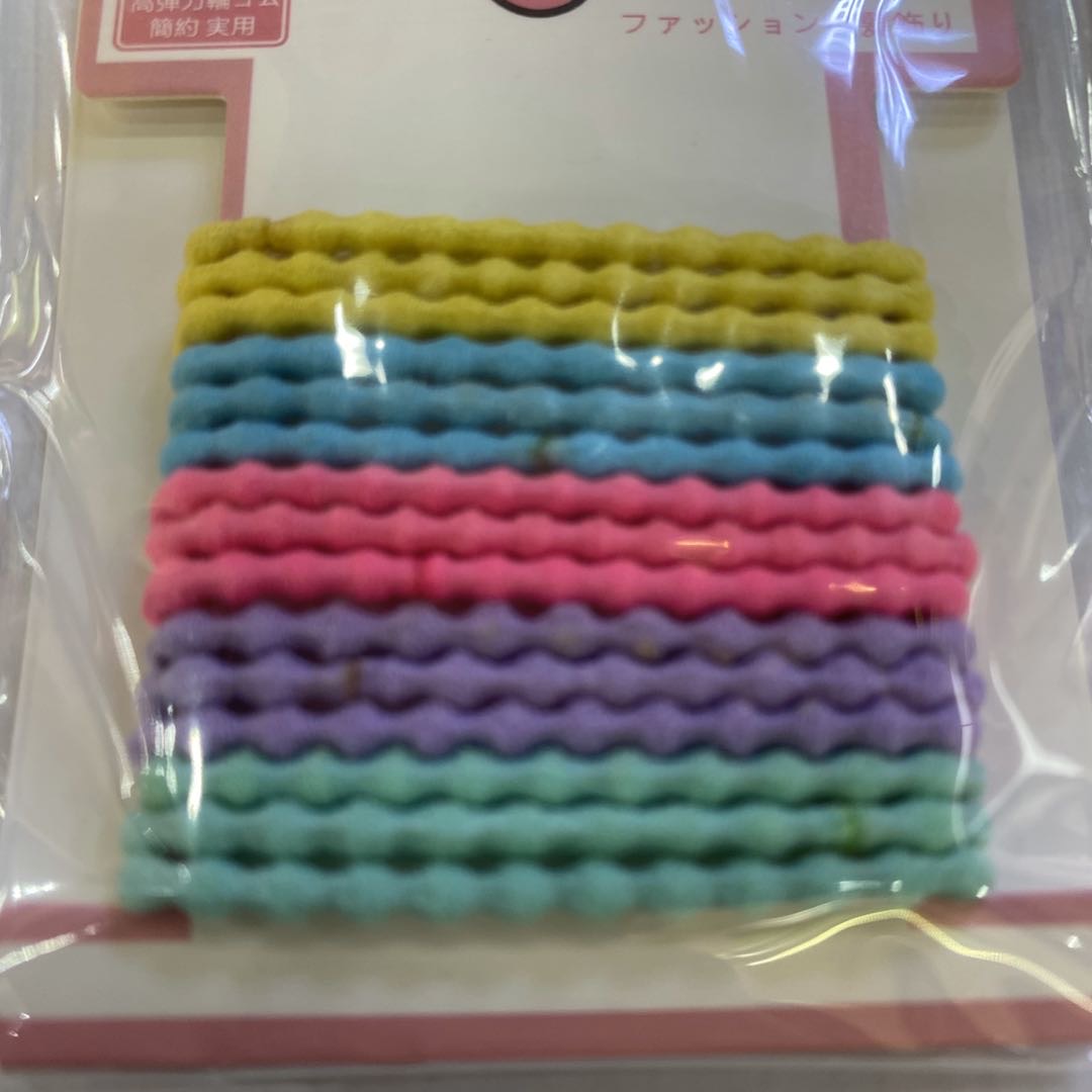 Colorful multi-color nylon versatile and simple elastic headband set details Picture