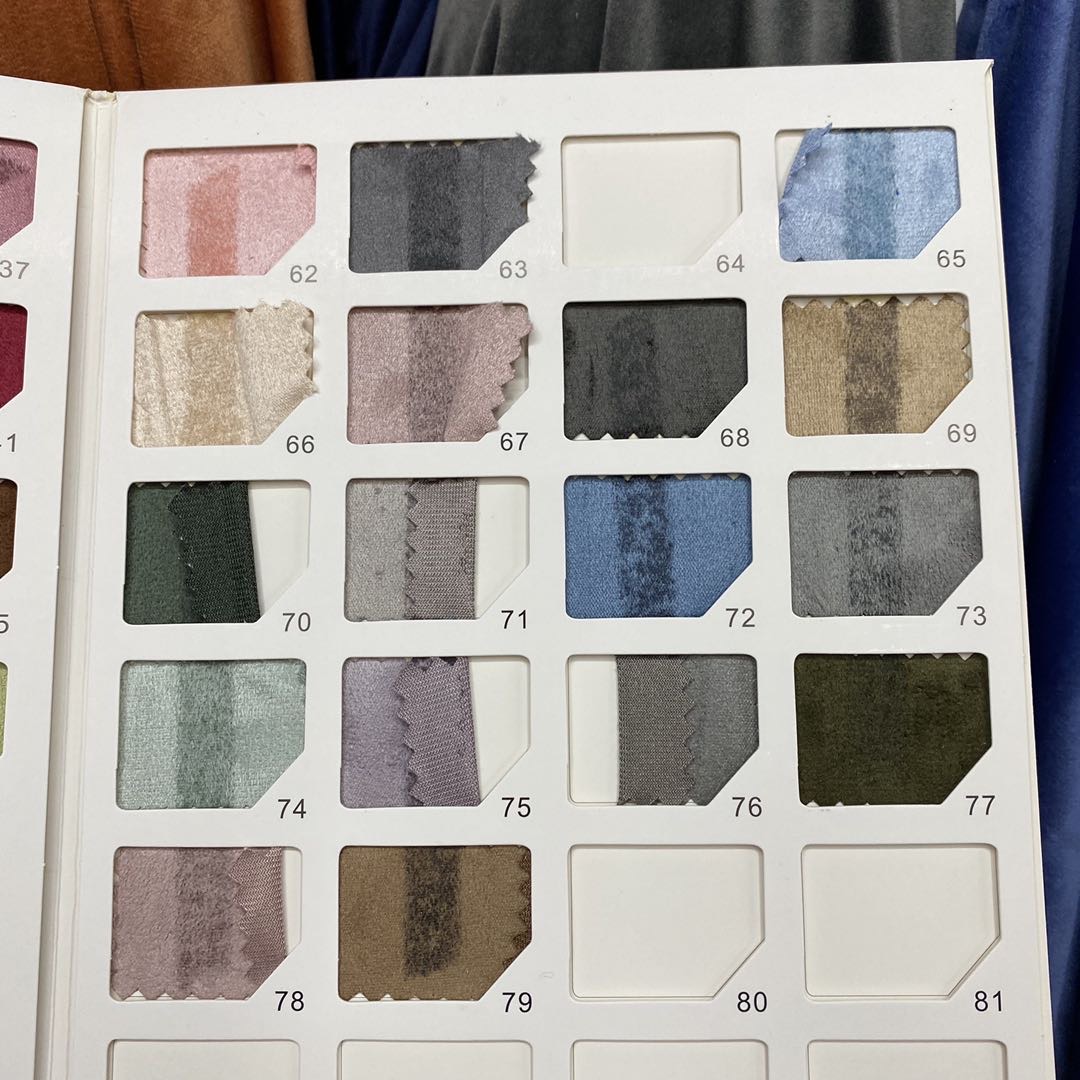 قماش الأريكة ذات القماش المخملي الناعم الناعم المقوى Specification image