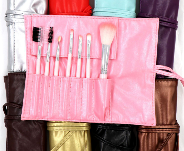 A Portable Makeup Brush Set Pu Pack Eyeshadow Brush Eye Blush Brush Highlighter Brush Beauty Tool details Picture