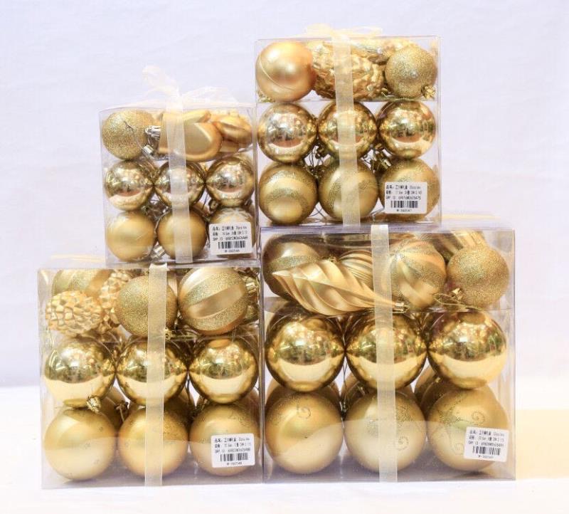 Christmas tree decoration, festival scene arrangement, store door hanging, ceiling, home decoration, colorful ball props, hanging ball ornaments details Picture