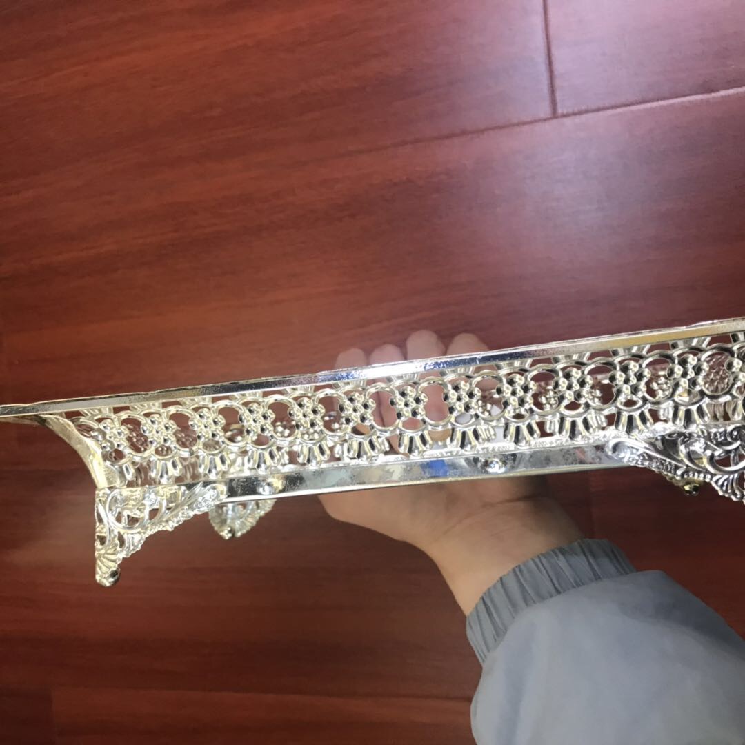 European Fruit Plate Fashion Fruit Plate Silver Tray High-Grade Fruit Plate Ktv Bar Hotel Retro Palace Fruit Plate details Picture