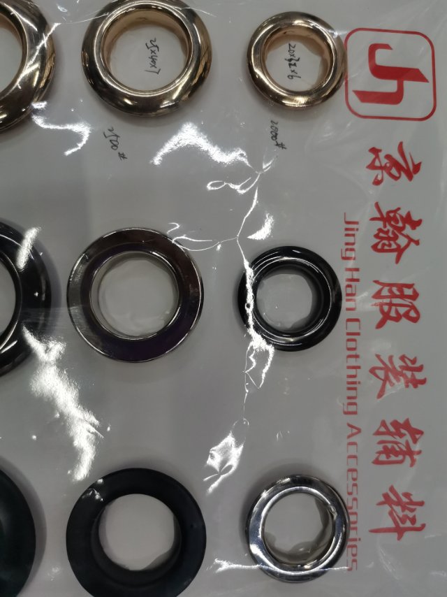 Copper metal chicken eye buckle, hollow rivet, copper eye buckle, air hole buckle, ventilation hole, advertising paper card hole, tag buckle details Picture