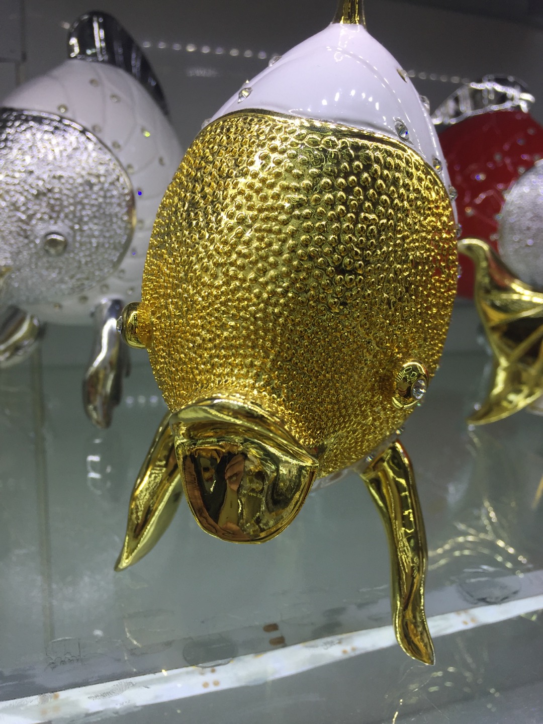 家居办公工艺品飞机鱼装饰摆件厂家直销细节图