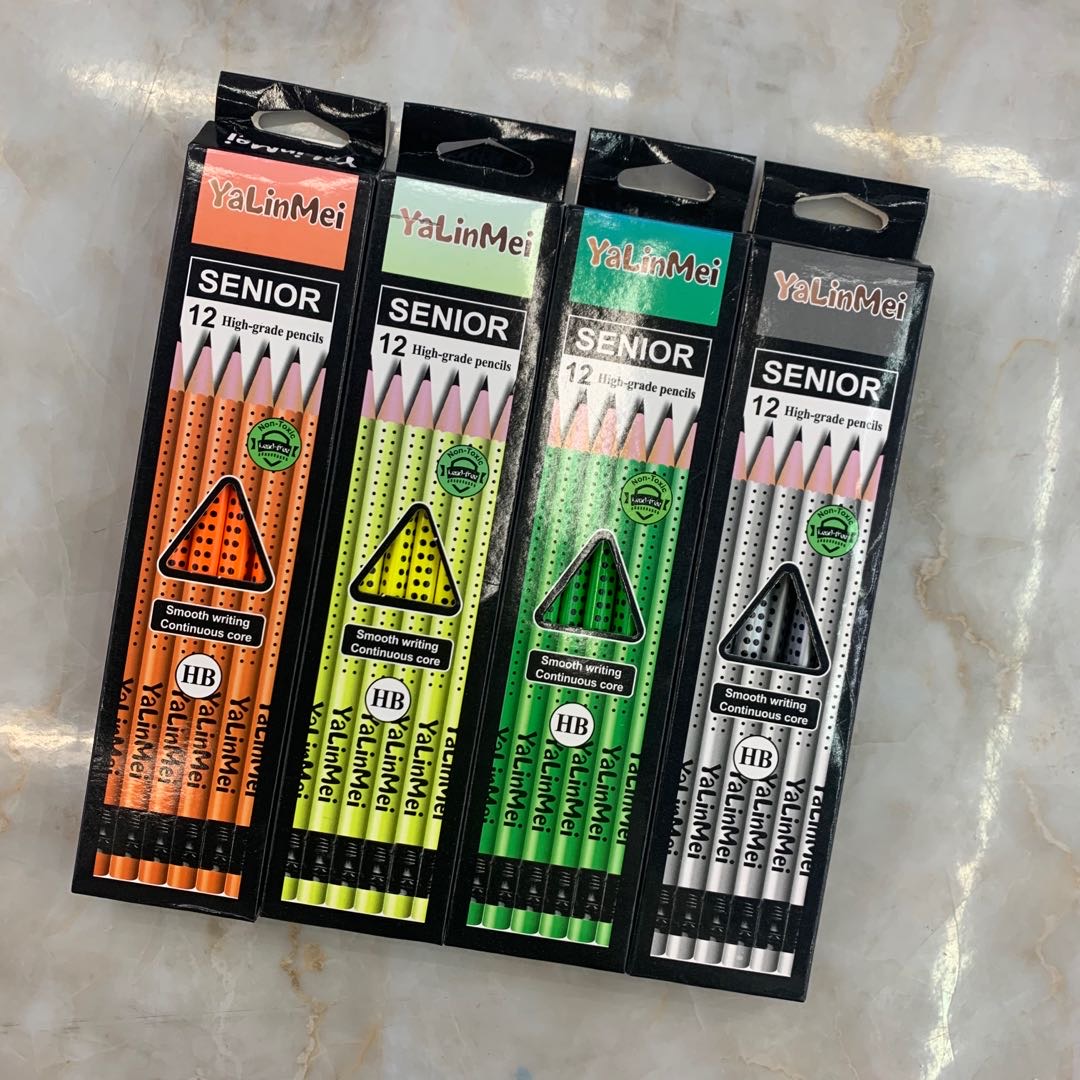 Children's triangle tip non-slip point pen test pen 2B pencil art brush thumbnail