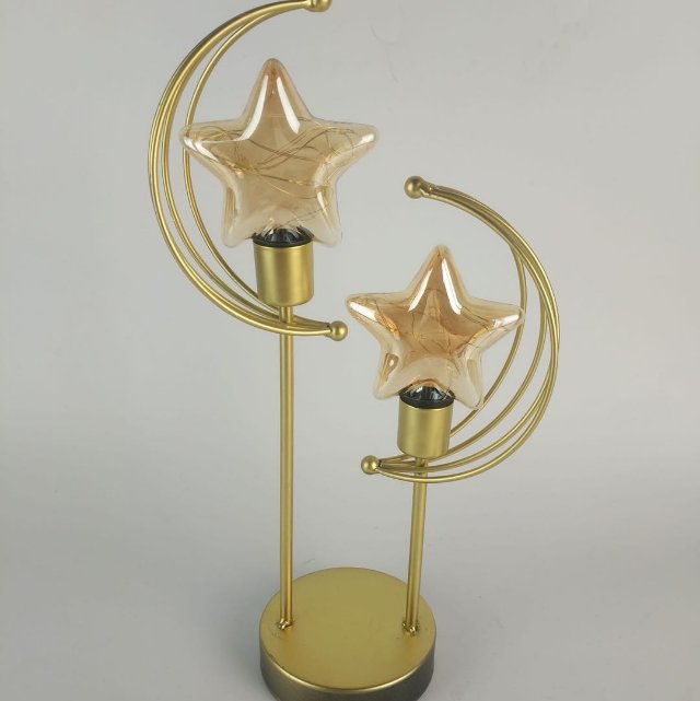 Moon and stars night light iron art home metal ornaments star-moon ornaments thumbnail