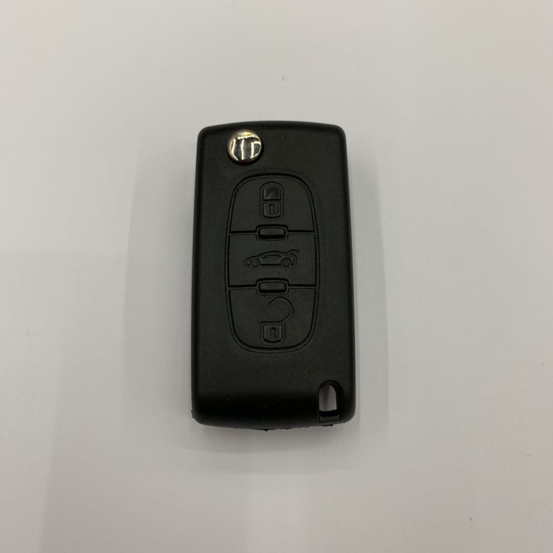 标志雪铁龙钥匙替换壳遥控器壳细节图