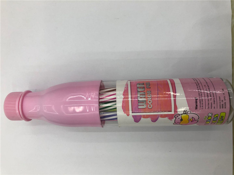 吻朵水彩笔12色瓶装颜色艳丽绘画流畅细节图