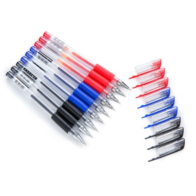 Shanghai Yuan Neutral Pen Large Capacity Pen Black Office Signature Pen 0.5Mm Needle Student Stationery details Picture