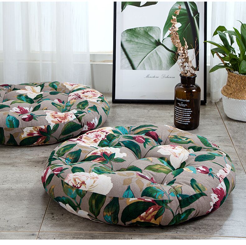 2020 New manufacturers direct high-quality printed cotton and hemp futon mat thumbnail