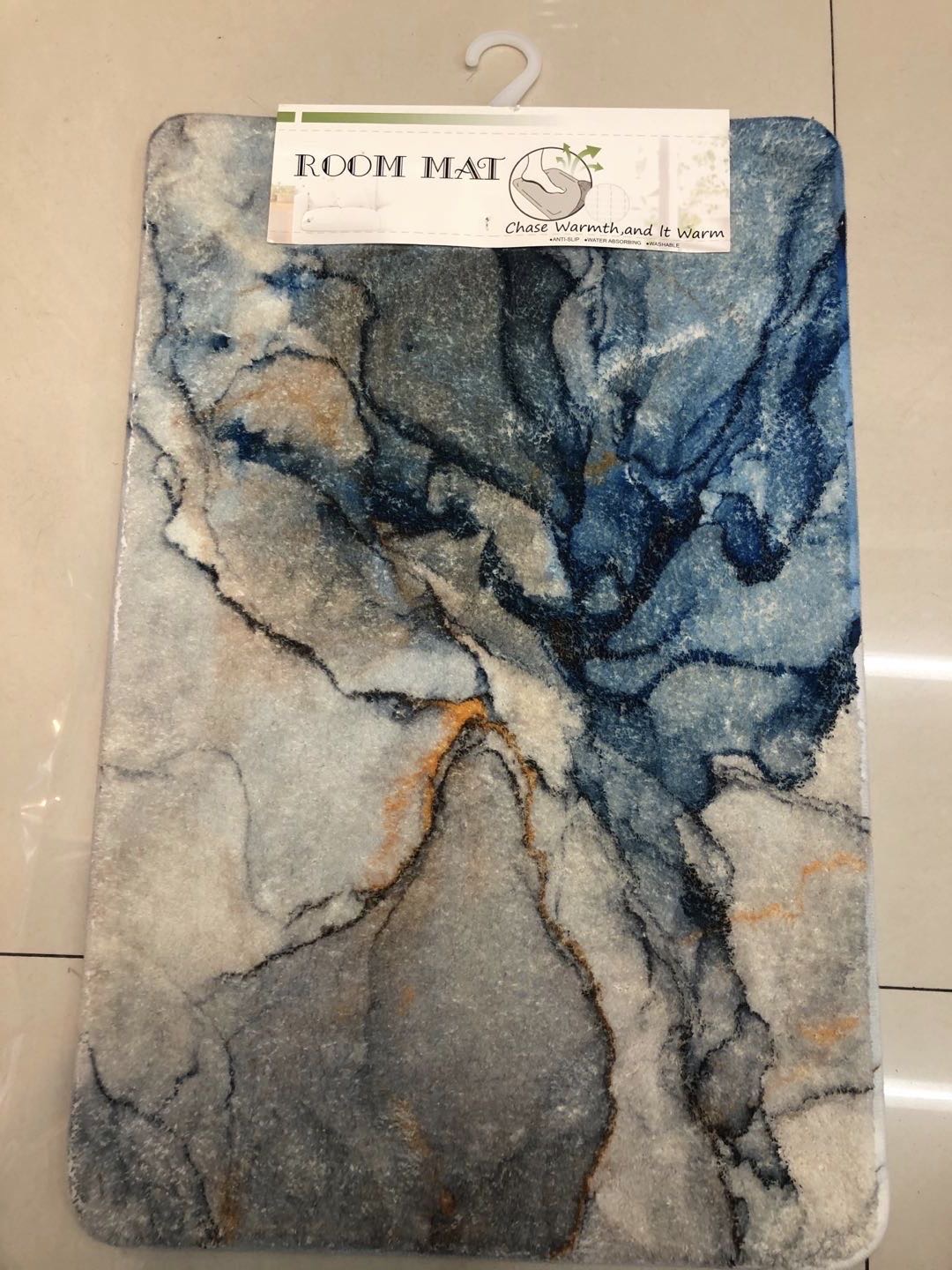 仿羊绒地垫防滑垫门垫地垫卫生间卧室家用6756