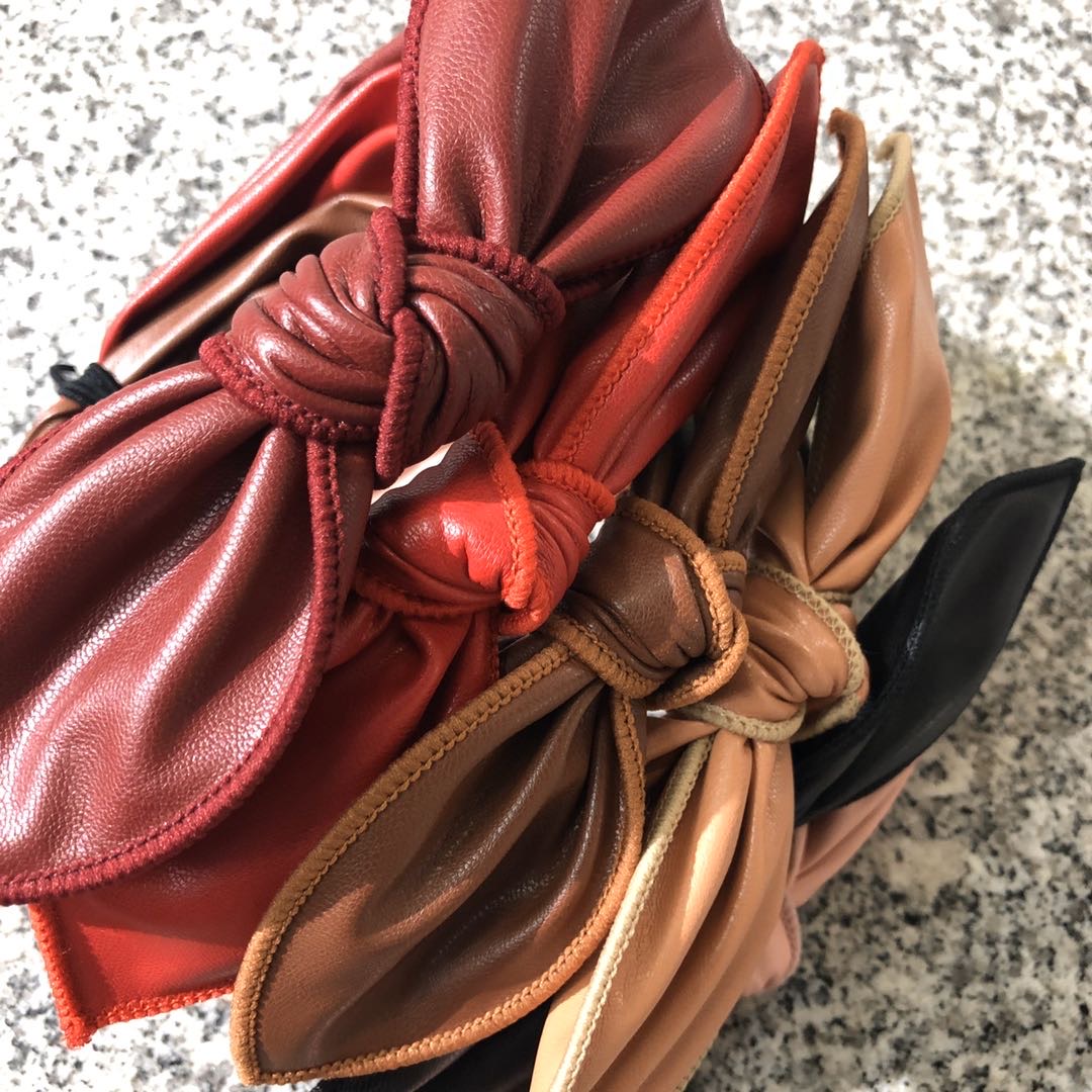 Korean handcrafted bow hair accessories, hair clips, hair accessories, Korean exquisite hair bands, shiny leather hair bands, hair clips for adults, 59 details Picture