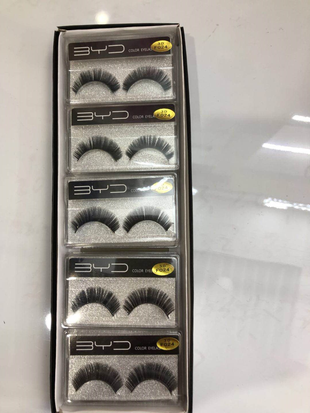 日常自然眼尾拉长假睫毛黑梗硬梗日系凌乱密交叉假睫毛详情3