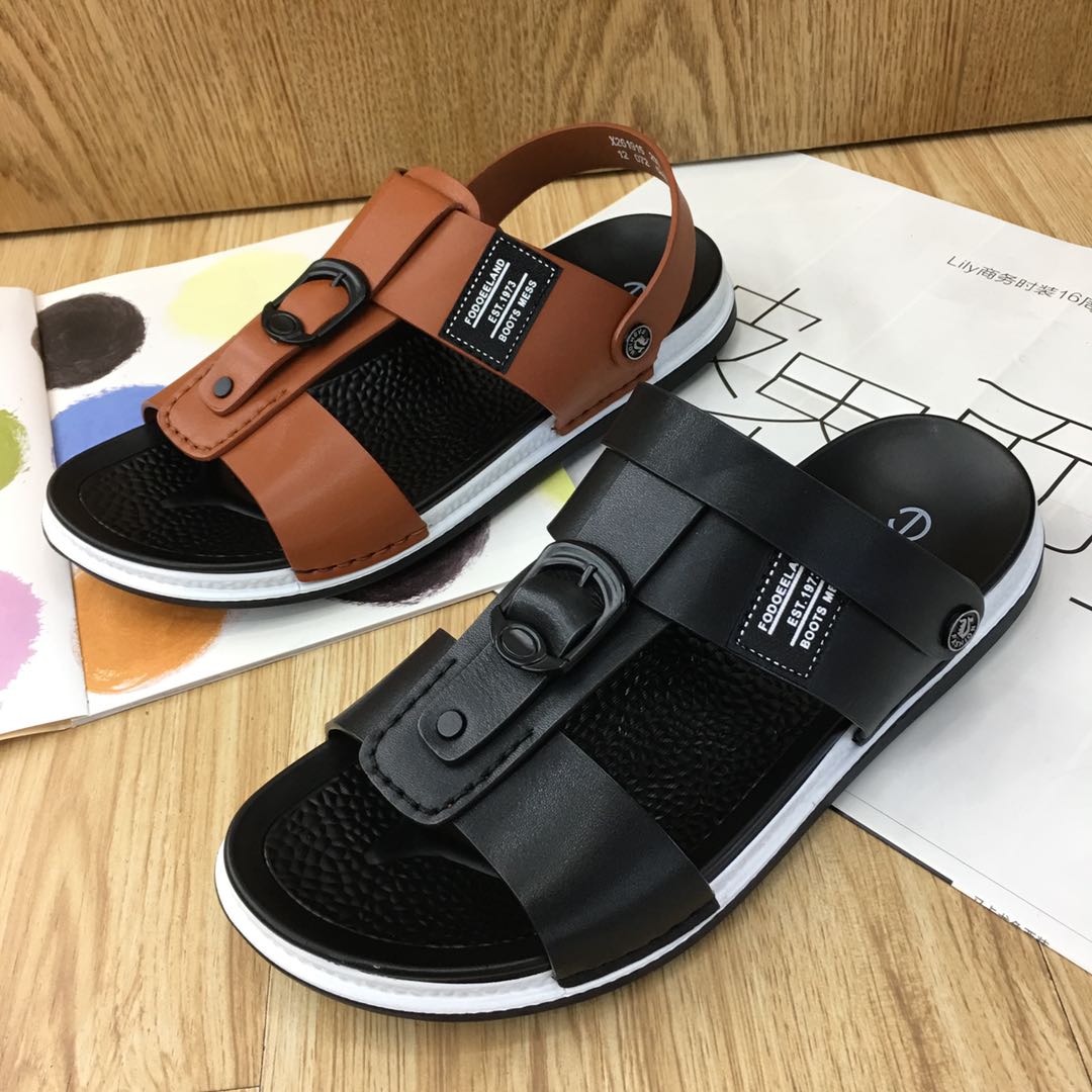 Casual Cowhide Sandals Men's Leather