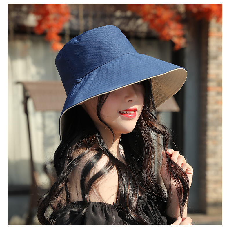 Korean-style double-sided fisherman hat