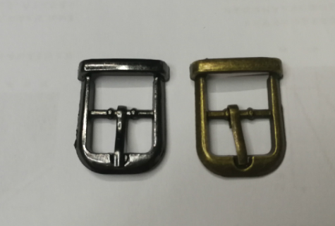 1#合金简约针扣方扣厂家供应合金日字针扣包包针通针筒黄铜色20mm调节扣三档扣金属扣