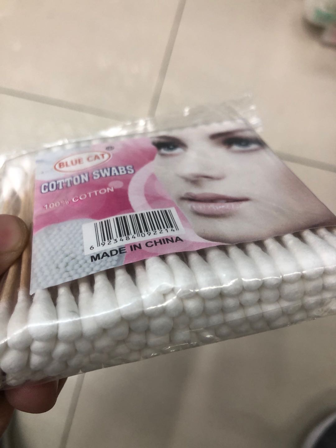 100 Bag Cotton Swabs Double Head Cotton Swabs Household Makeup Remover Ear Pick Cotton Swabs 1156 Specification drawing