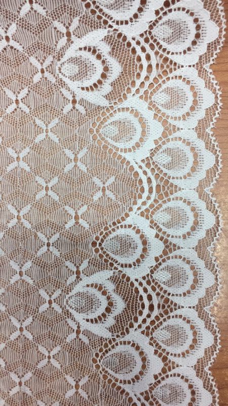 Fujian lace-trimmed clothing and accessories eyelash fabric new pattern Benbai flower edge factory direct sales Specification image