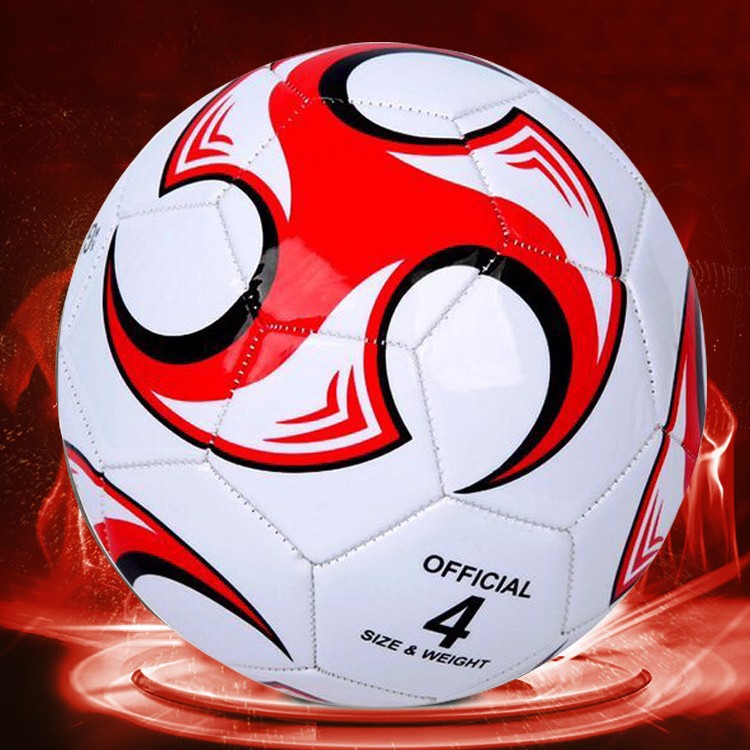 4号5号足球PU机缝材质足球 绕线橡胶内胆足球 中学生成人训练足球产品图