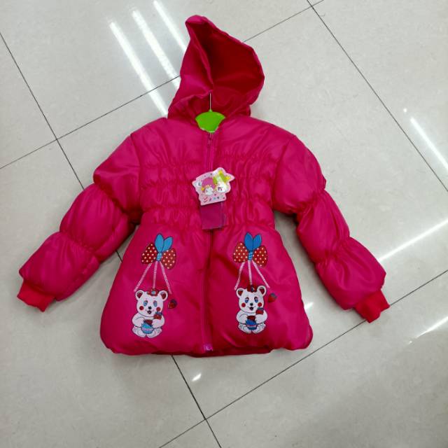 Women's cotton-padded clothes children's printed jacket children's warm cotton-padded clothes thumbnail