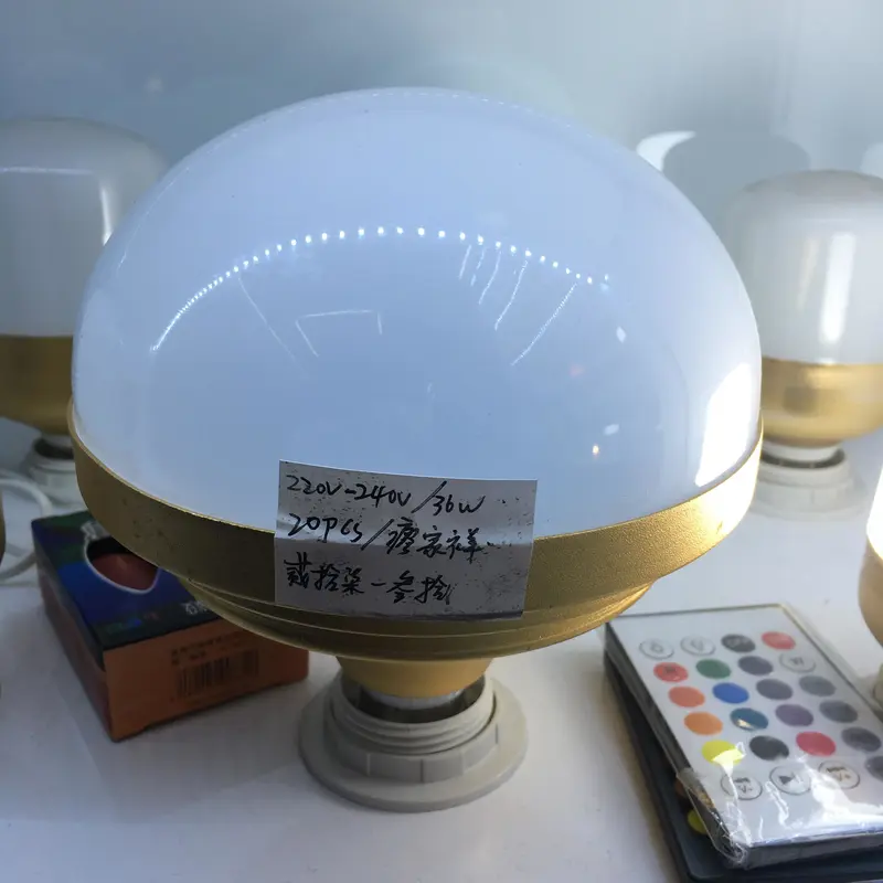Milk White Dragon Ball Light Bulb Plastic Aluminum Excess Led Energy-Saving Light Bulb (Screw Buckle)