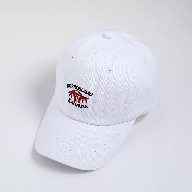 Autumn And Winter Hats Korean Embroidered Baseball Caps Ladies Solid Color Letters Cotton Outdoor Trendy Hats Casual Hats Cap details Picture