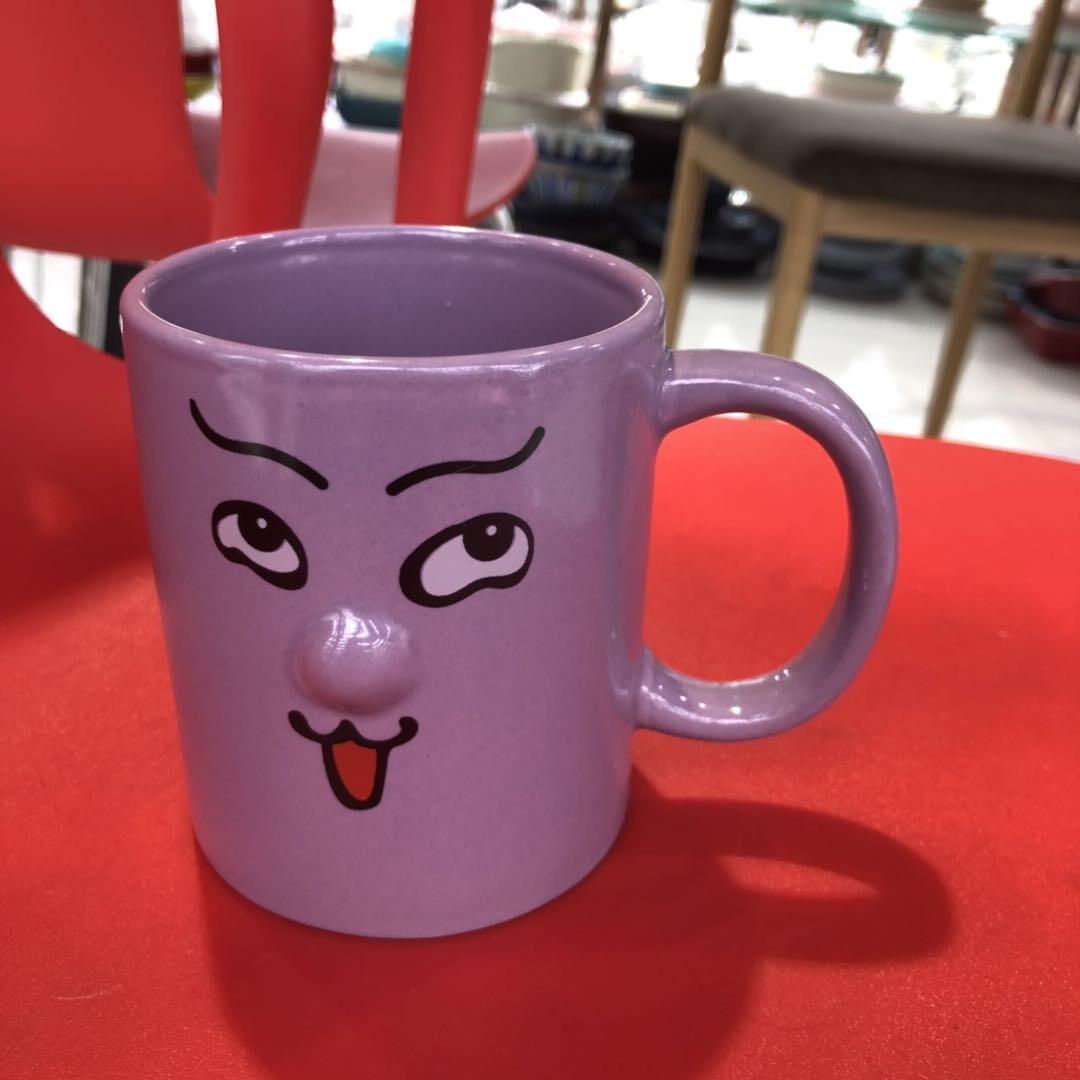 Fashionable New Pure Ceramic Smiley Face Cup Specification drawing