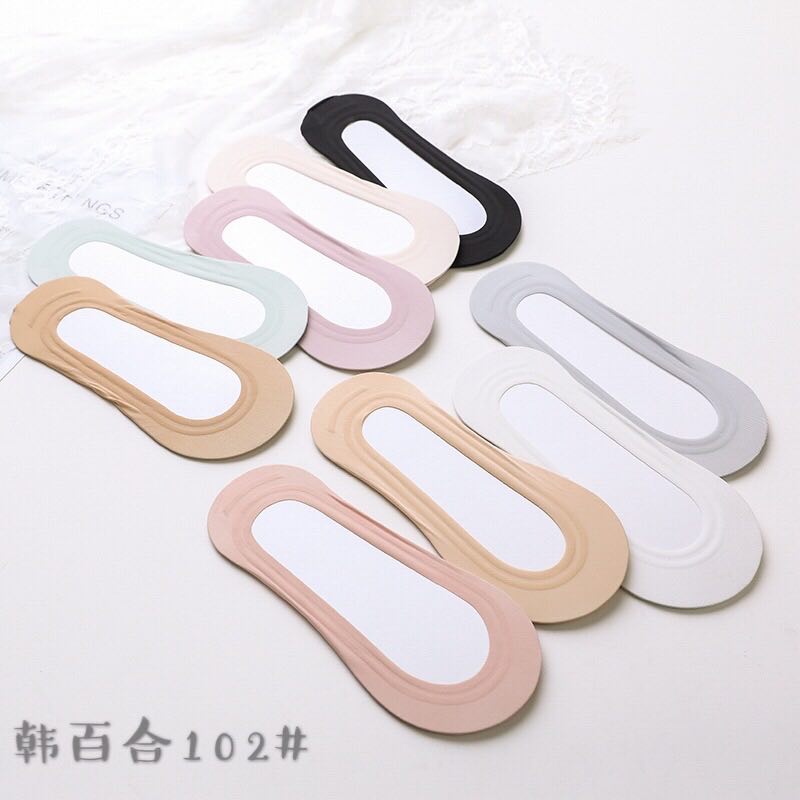 春夏季爆款冰丝船袜防滑全棉袜底女士隐形袜子