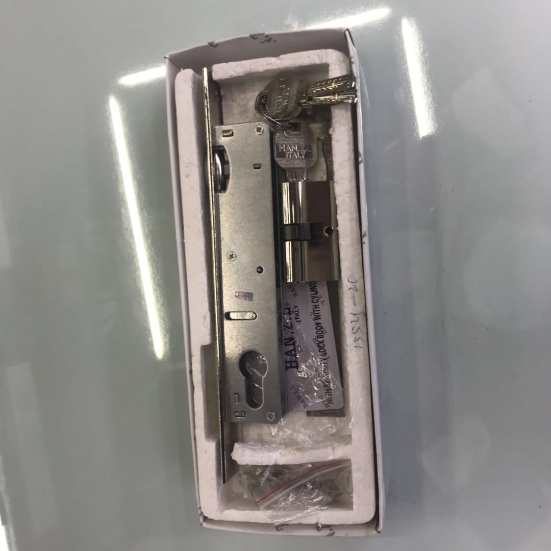 External door lock Old anti-theft lock Household door iron door wood door universal stainless steel anti-picklock thumbnail
