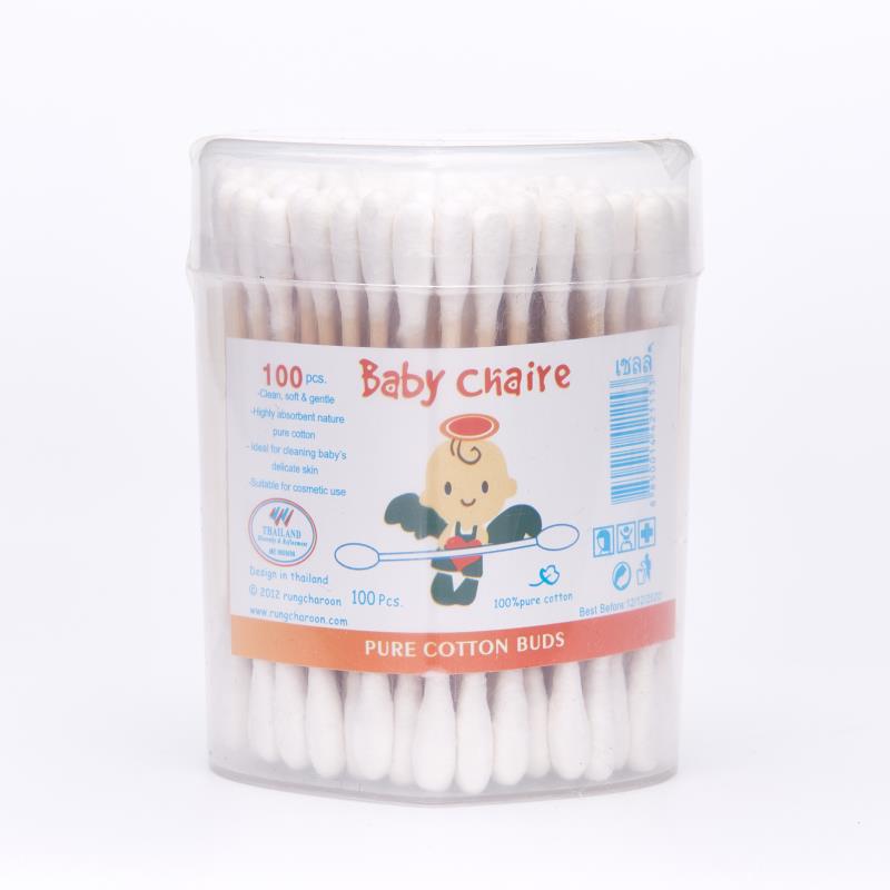 100 heart-shaped wooden stick cotton swab manufacturers direct care cotton swab thumbnail