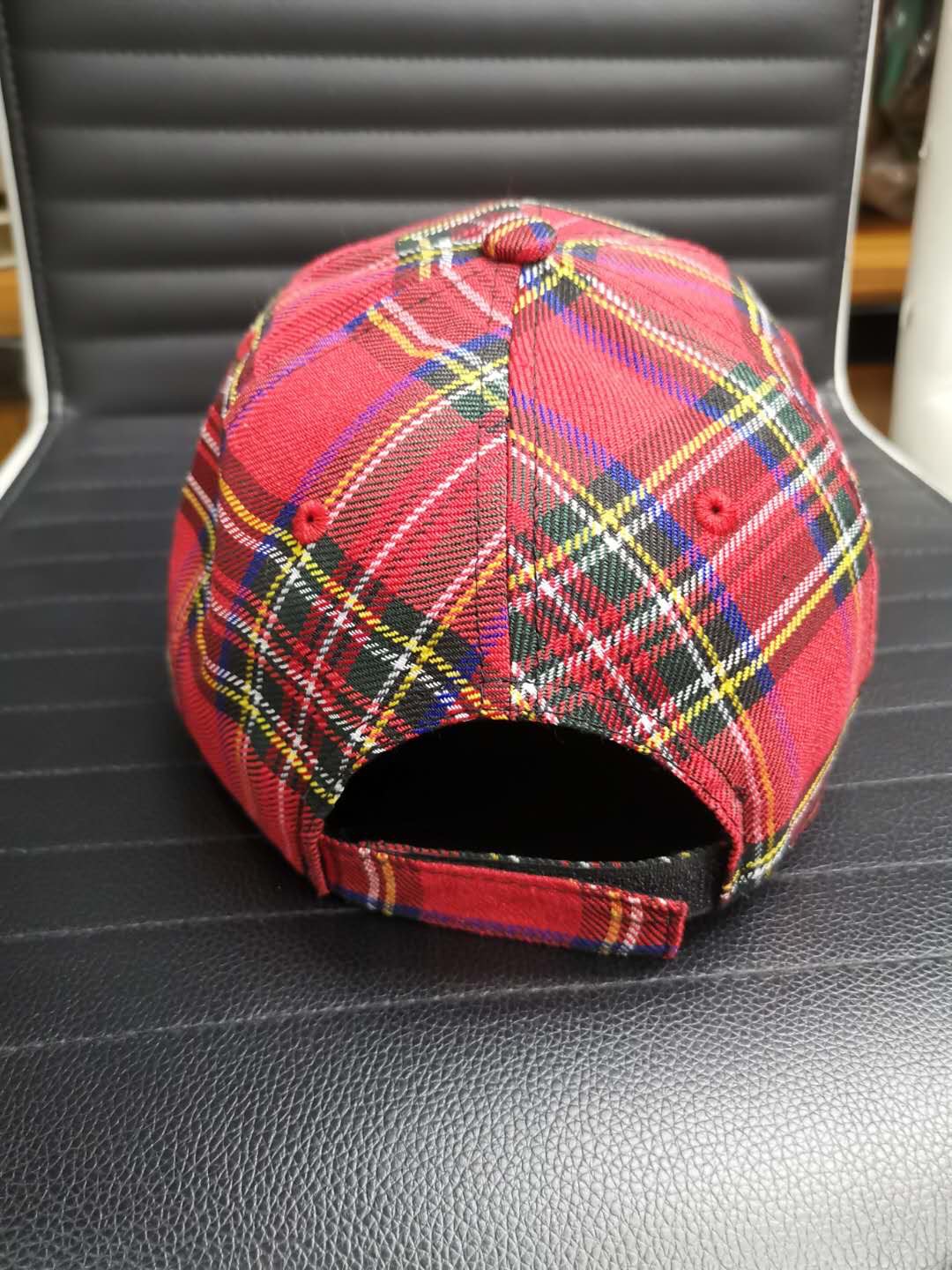 Red Checkered Hat Women's Baseball Cap Korean Version Of The Tide Fashion With Duck Cap Male Network Red Summer South Korea Small Fragrance details Picture