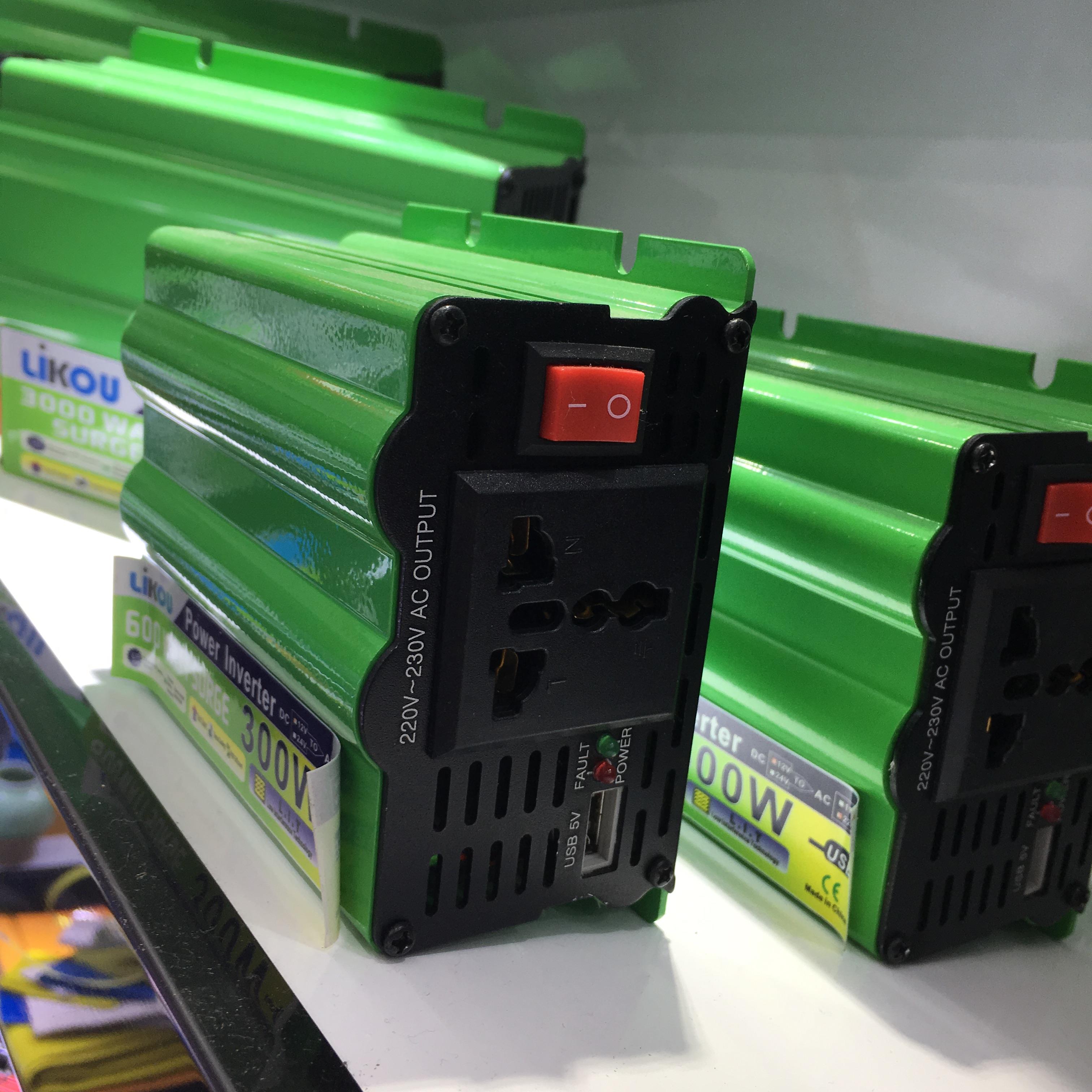 300W Inverter 12V To 220V Car Power Supply Household Power Converter Specification drawing