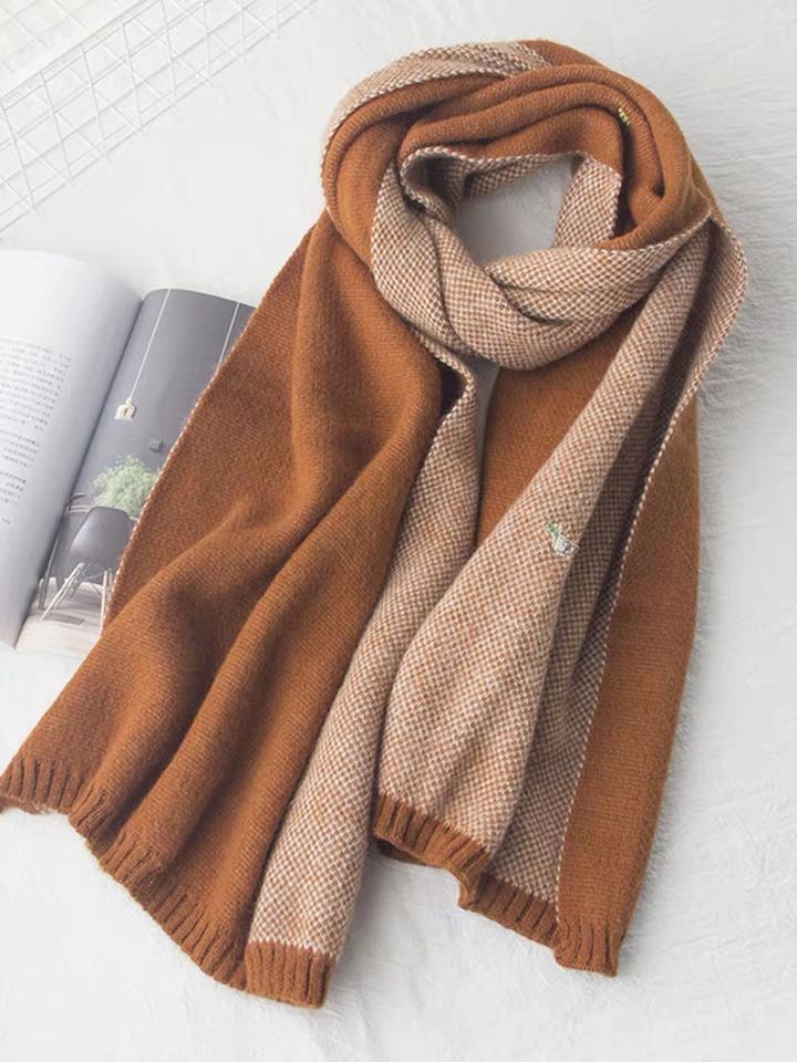 Women's Scarf With Casual Autumn And Winter Explosive Shawls Classic Long Neck details Picture