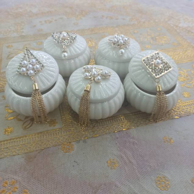 陶瓷首饰盒套件5件套带珍珠厂家直销批发零售现货下单请咨询