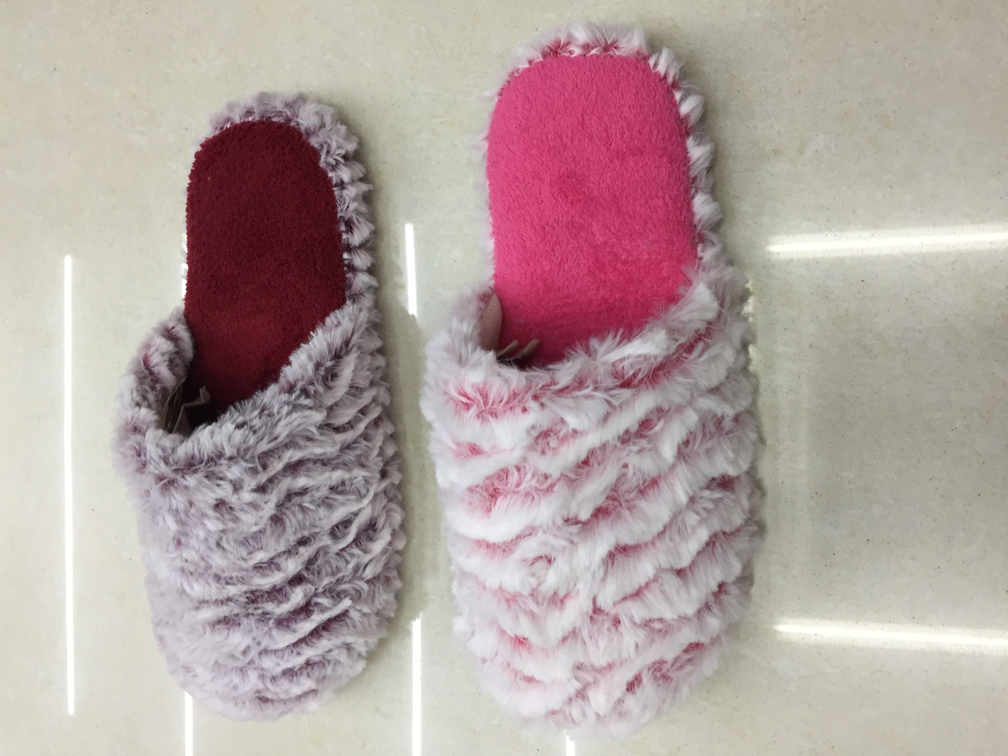 2069LUCK200 TPR soft-soled indoor cotton slippers for women in Foreign trade