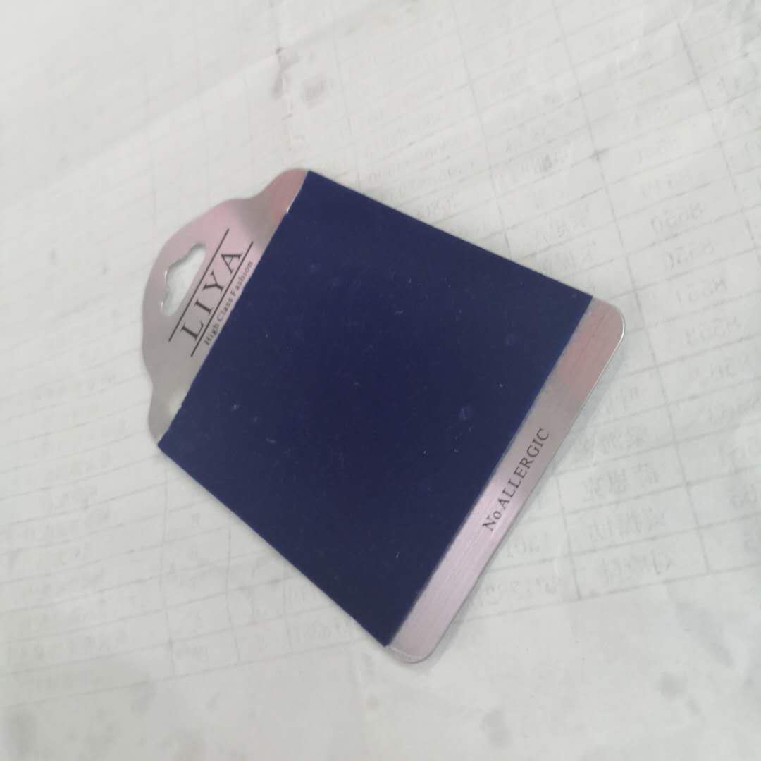 PVC绒布耳卡纸烫金烫银首饰卡饰品店包装标签定制LOGO厂家批发产品图