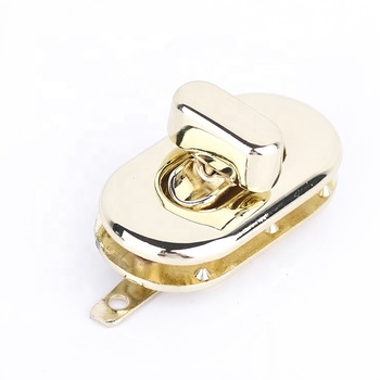 Popular metal leather goods lock Hardware accessories Bag Hardware accessories lock buckle Small lock buckle