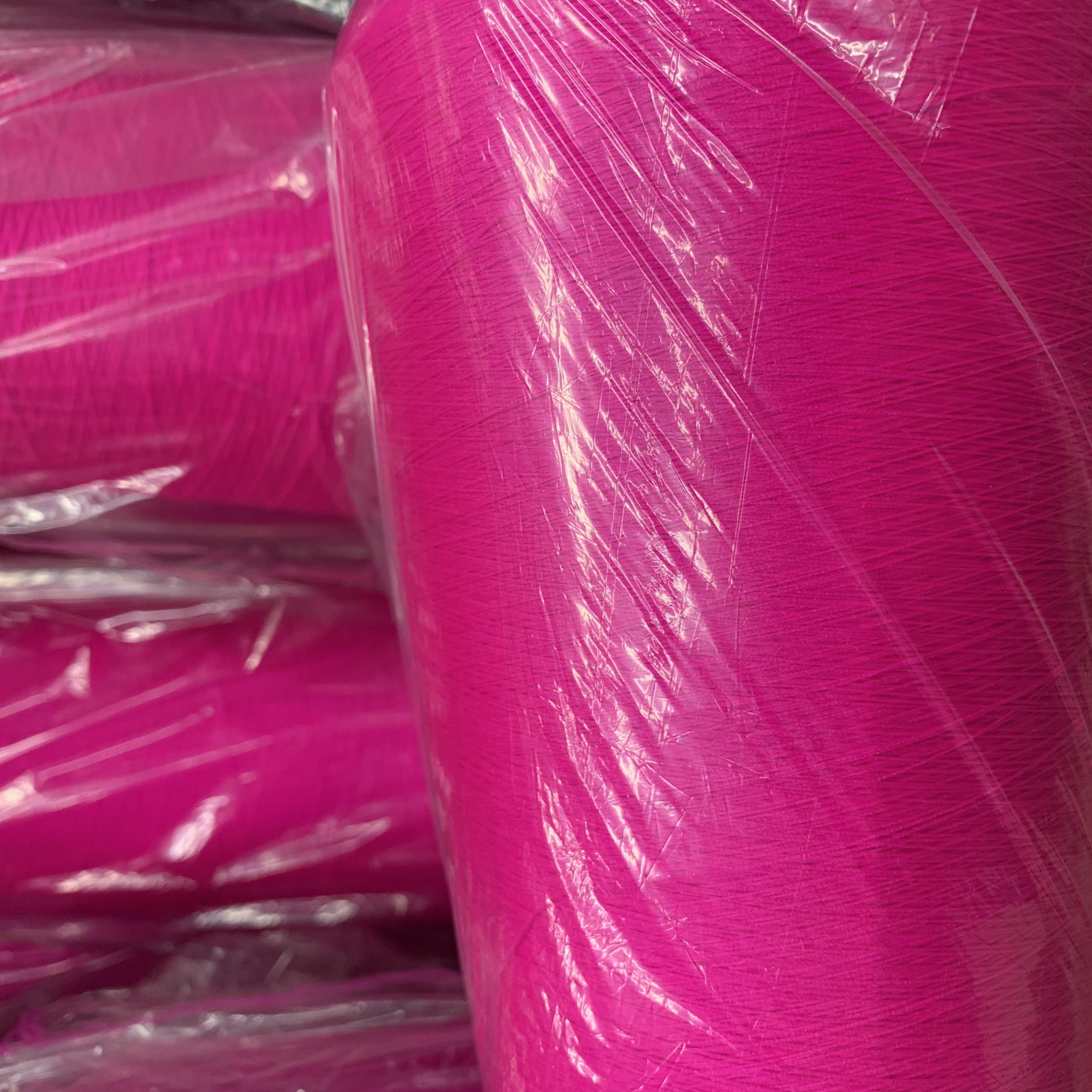 Home handmade polyester thread, DIY needle and thread in rose red details Picture