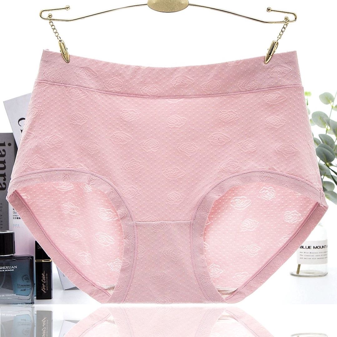 100% cotton panties for women with middle waists 100% cotton large waist high-waist pants 100% cotton non-antibacterial briefs thumbnail