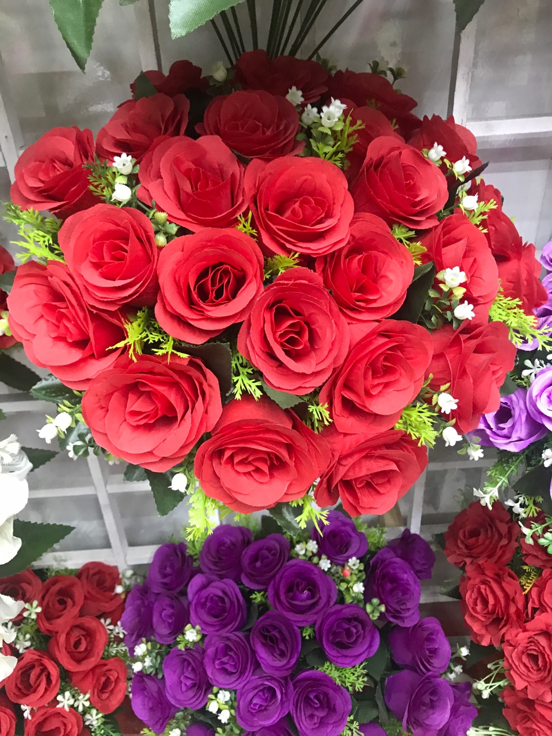 Spring Fills Jiangnan Flower Art 24-Head Heart-shaped Plum flat-head Artificial flowers